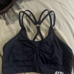AYBL Navy Blue Strappy Sports Bra
